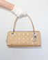 Lady Dior East West, &pound;280, Handbags, Beige, Lambskin Leather, Front view